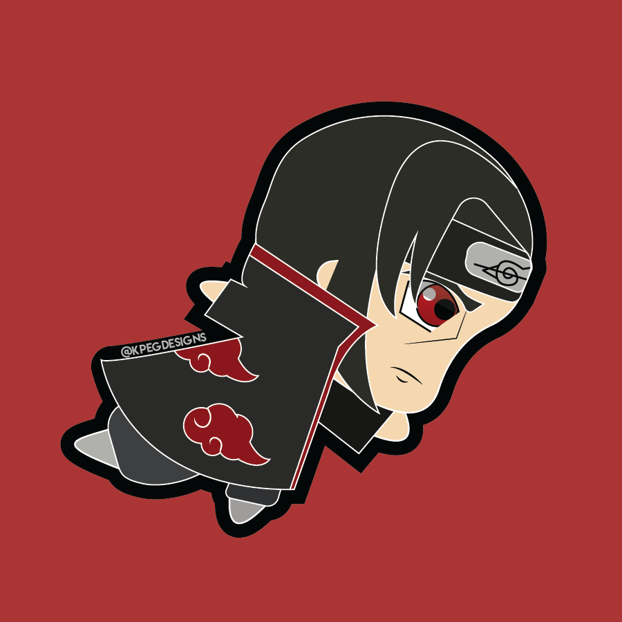 Itachi Uchiha Akatsuki Sticker