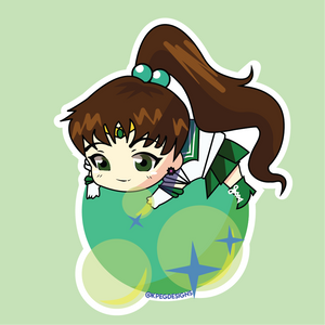 Sailor Jupiter Bubble Sticker