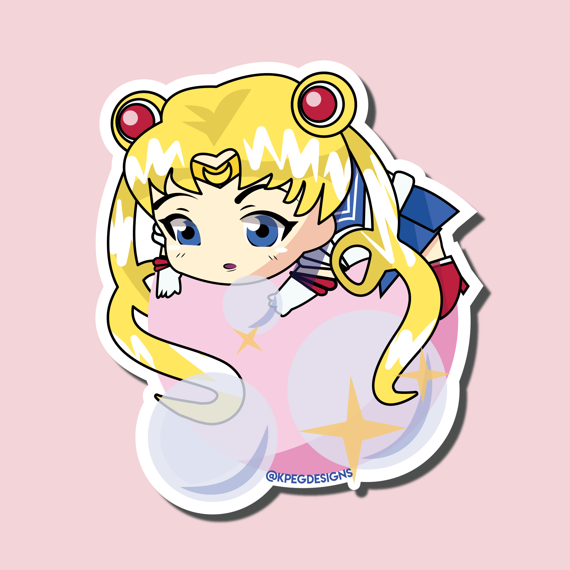 Sailor Moon Bubble Sticker