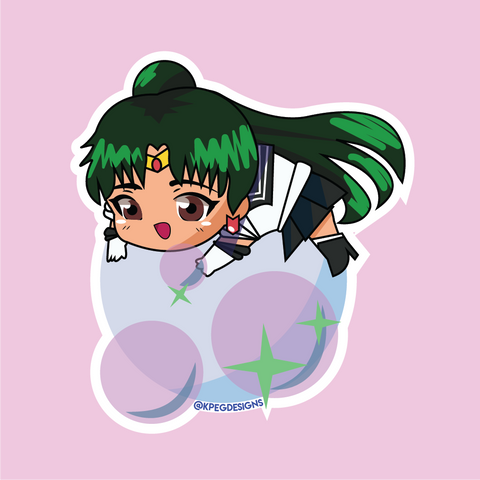 Sailor Pluto Bubble Sticker