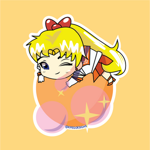 Sailor Venus Bubble Sticker